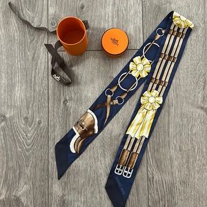 Authentic Hermes twilly